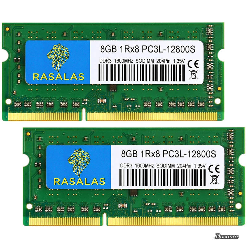 【貨物輸送無料】記憶装置パソコン3L-12800S 8GB×2 枚 1Rx8 DDR3L 1600MHz SODIMM CL11 204Pin Non-ECC 起電力1.35V ランダムアクセス記憶装置