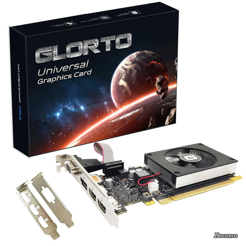 【貨物輸送無料】GT 730 グラフィックゲーム盤，4GB，DDR3，64ビット、PCI Express X8、DirectX12、2X HDMI、ロープロファイル、パソコン、SFF、およびHTPC用のエントリー気泡管水準器GPU、Windows 11と取り替えっこ性があります