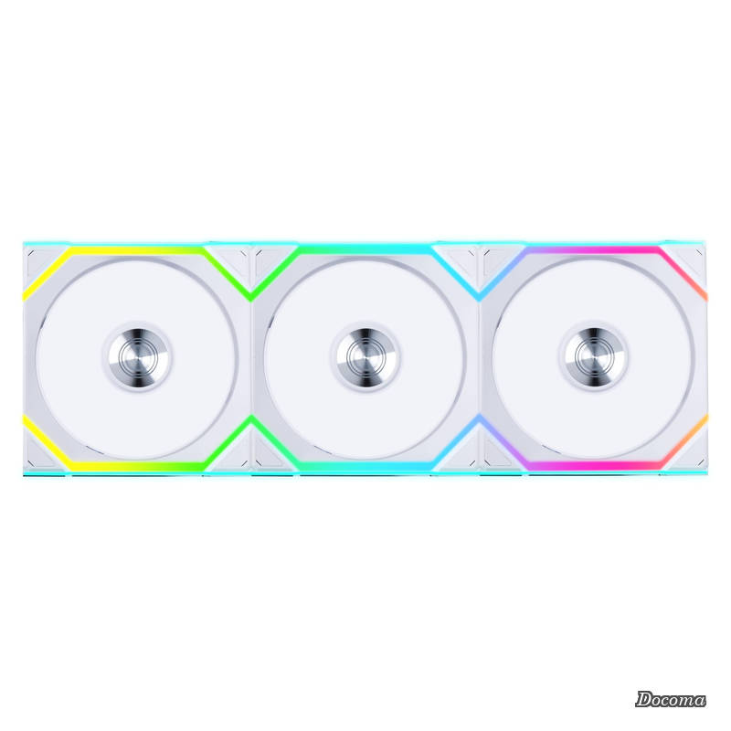 【貨物輸送無料】120粍 ARGB気違い リバースモデル UNI FAN RS SL Wireless 120 WT Triple Pack 2.4GHz無線電話 有線テレビ管理すること不必要 FDB 横ずっぽうLEDストリップショー UF-RS-SL120-WLS-3W 日本置き目代わりになる店品
