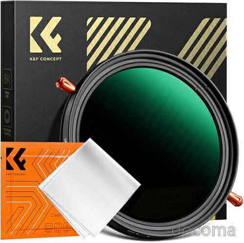 【送料無料】40.5mm 可変NDフィルター ND2-ND32 CPLフィルター 2in1 光学ガラス 28層ナノコーティング 撥水撥油 ムラ抑制 風景撮影 ビデオ撮影 スローシャッター 反射防止|ドゥコマ