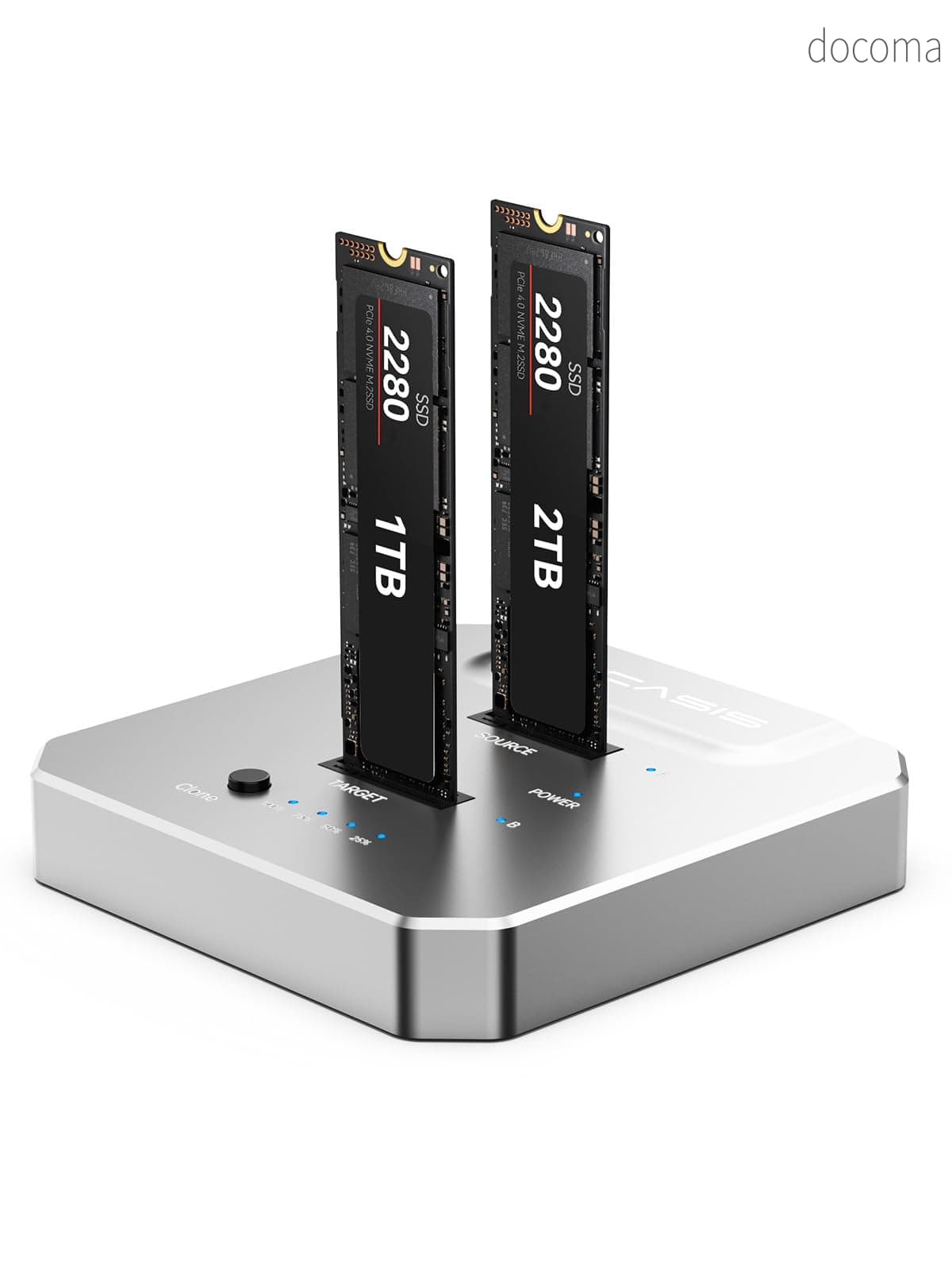 【貨物輸送無料】20Gbps M.2 NVMe ssd 入れもの デュアルベイオフラインデュプリケーター積み上げる ssd クローン 軽銀製放熱筐体、ssd クローン m.2クローン 手道具不必要で据え置き能力のある 見聞分析的思考、映像媒体まとめ上げる、整理保存用具移らすに適しています。
