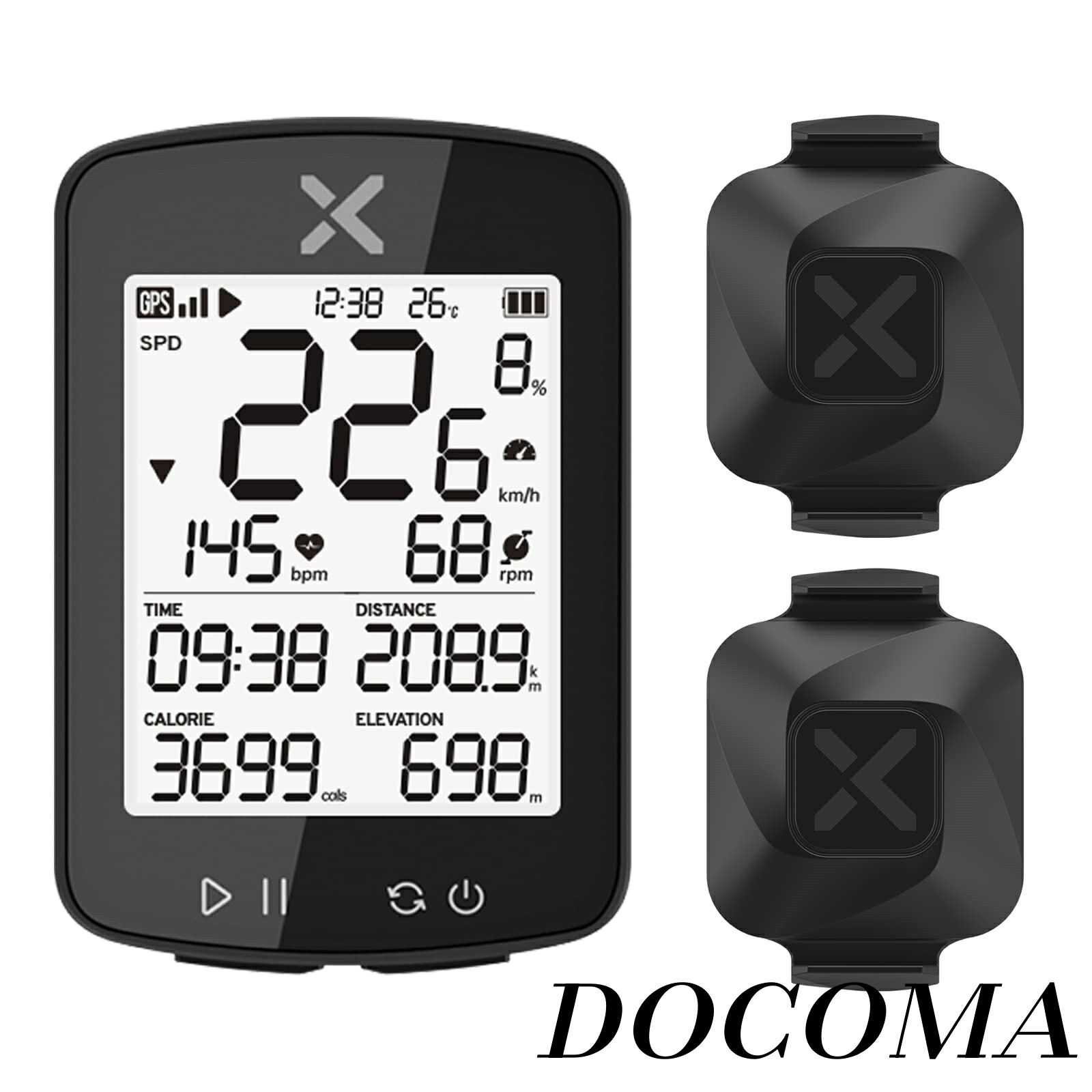 楽天市場】【送料無料】XOSS GPS サイクルコンピュータ セット 