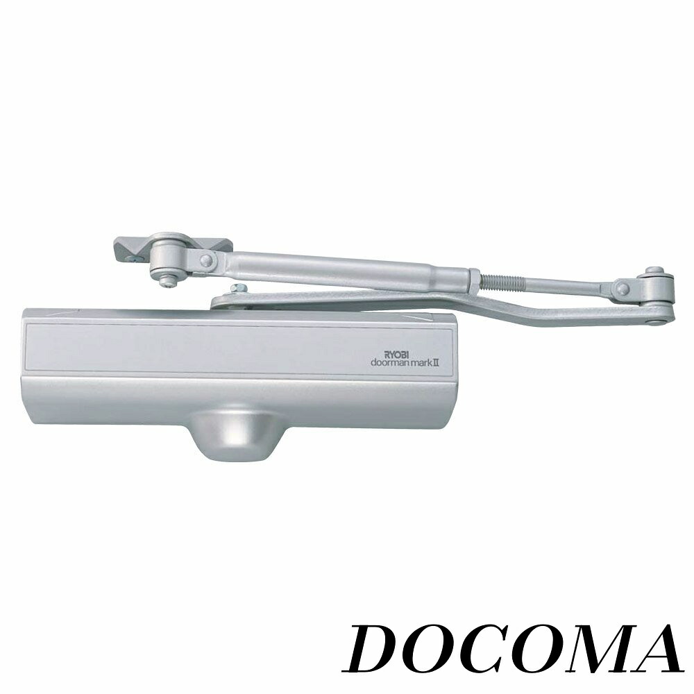 【まとめ買いで最大500円OFFクーポン!】【送料無料】ドアクローザー ドアマン 玄関 勝手口用 S-102P2 mark2 クラムパック シルバー