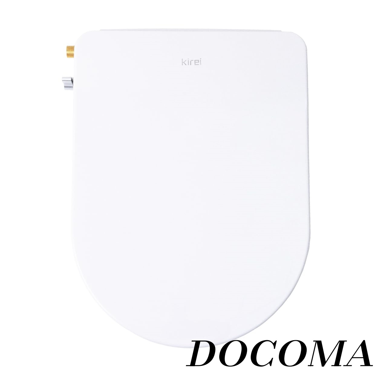【まとめ買いで最大500円OFFクーポン!】【送料無料】水圧式洗浄便座 電源不要 災害対策 W洗浄ノズル ゆっくりクローズ Kirei SG-002（接続部:金属） ピュアホワイト