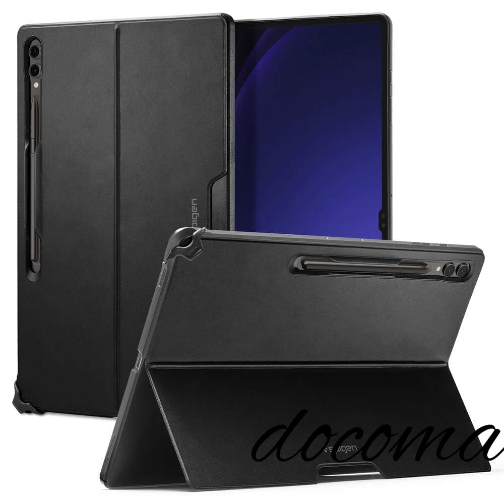 【送料無料】Galaxy Tab S10 Ultra ケース Galaxy Tab S9 Ultra ケース スリム 軽量 耐衝撃 擦り傷防止 過熱防止 シン・フィット・プロ ACS06834 (ブラック)|ドゥコマ