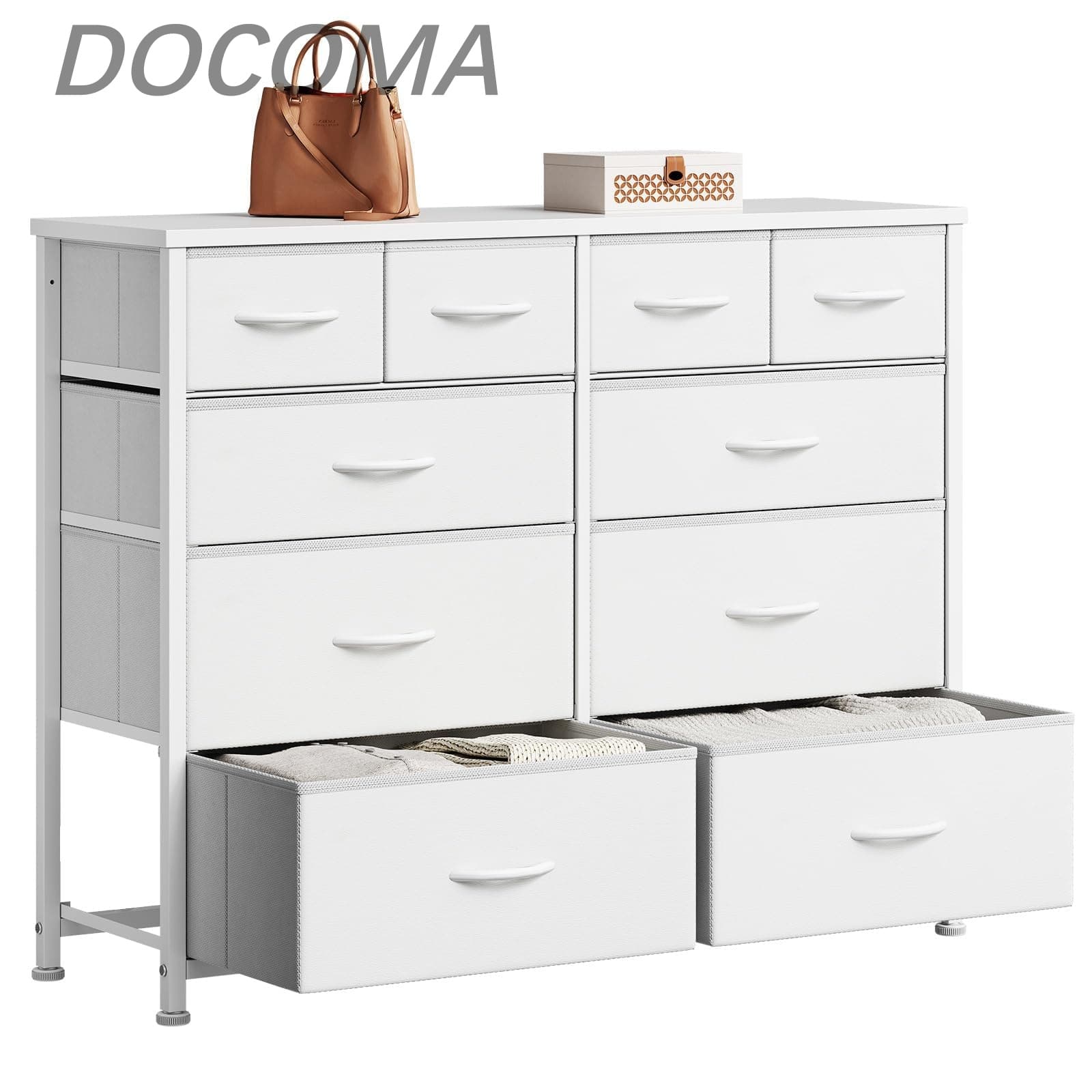【送料無料】YeTom チェスト タンス 収納 洋服タンス 箪笥 服 収納 衣装ケース たんす 大容量 100*29.8*80cm 収納チェスト 4段 衣類収納 引き出し付き おしゃれ 収納ケース 4段10杯 衣? 白い｜ドゥコマ