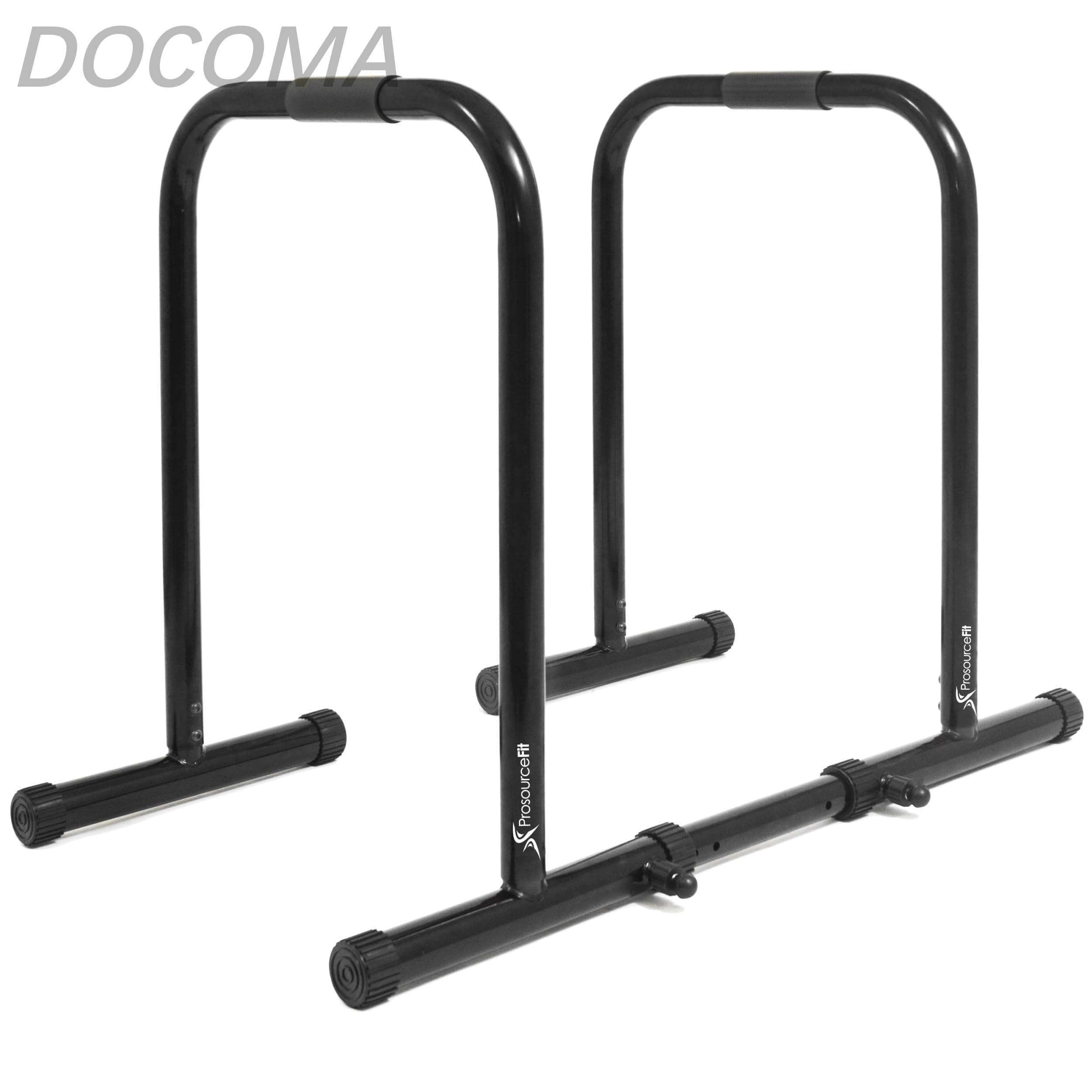 【送料無料】(プロソースフィット) ディップスタンド パワータワー 懸垂マシン ぶら下がり健康器 耐荷重181kg 自重トレーニング セーフティーコネクター付 7段階調整 懸垂台｜ドゥコマ