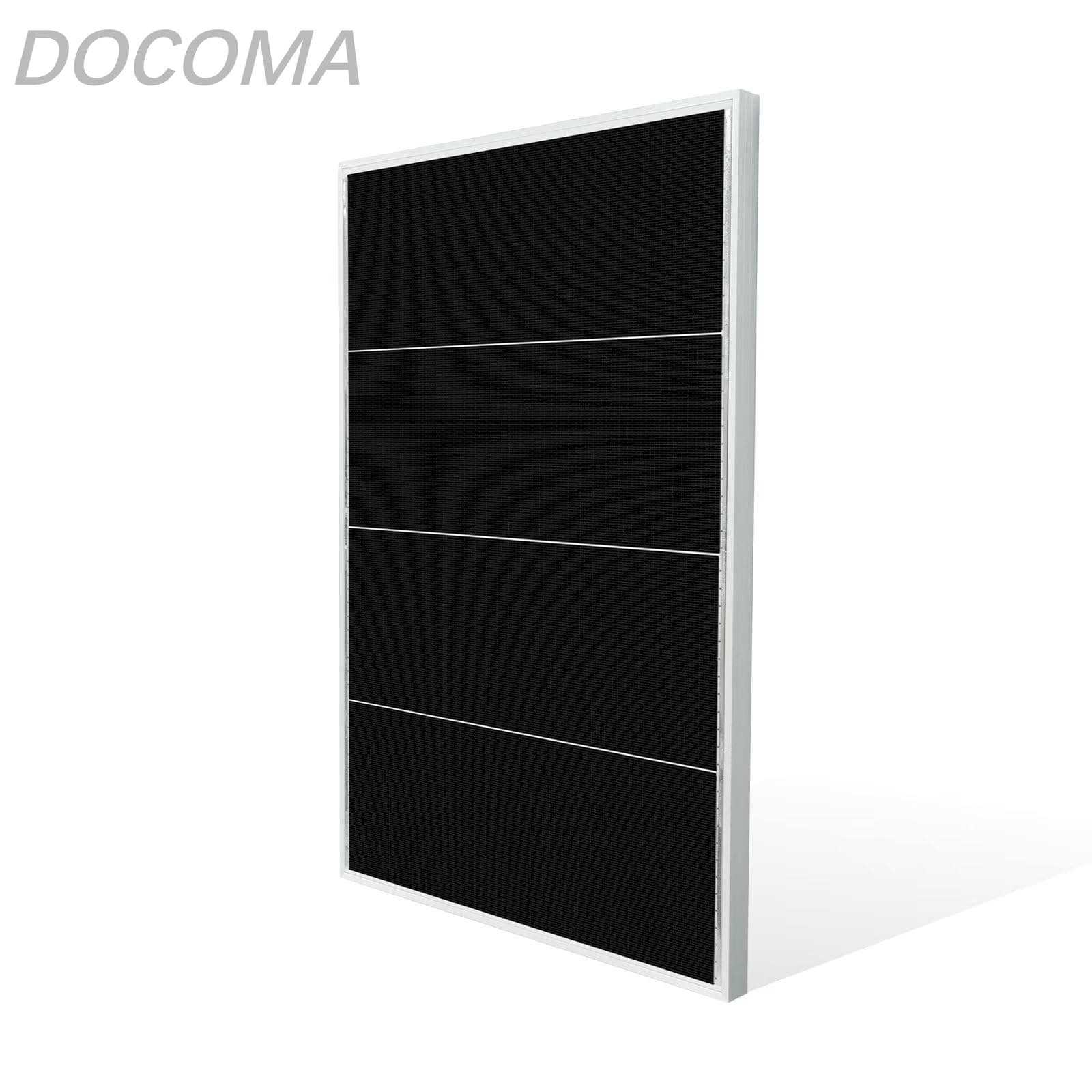 【送料無料】100W 全並列 太陽光パネル 影に強い!! コンパクトサイズ 単結晶 PERC ソーラーパネル 12V 太陽光チャージ 12Vシステム 充電 蓄電対応 車 船舶 屋根 災害対策 4並列設計 汚れ 雪解け 日陰に強い!! (GWソーラー 型番: GW-100BF) (セル列横向き並列設計:1枚入り)|ドゥコマ