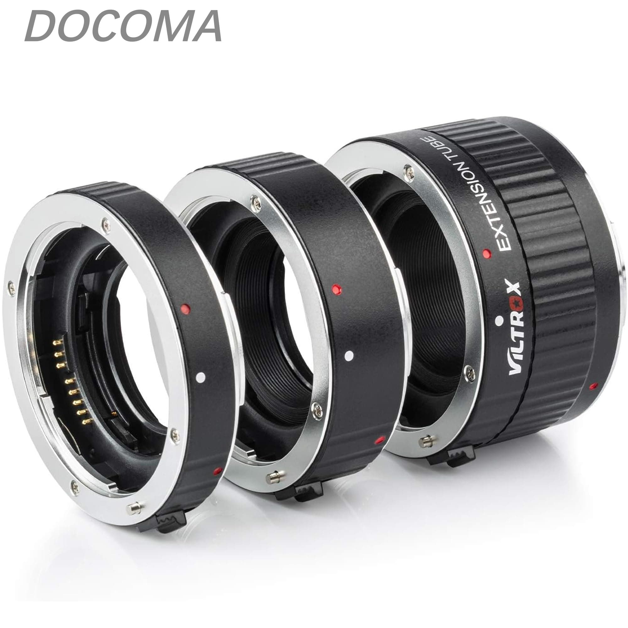 【送料無料】接写リング Canon EF/EF-S マウント用 エクステンションチューブ 12mm 20mm 36mm デジタル一眼レフカメラ マクロ撮影 Canon EOS Kiss X80 X90 Kiss X8i Kiss X9i Kiss X7i Kiss X6i Kiss X5 8000D 80D 70D 5D Mark II III IV 6D 7D用 DG-C｜ドゥコマ