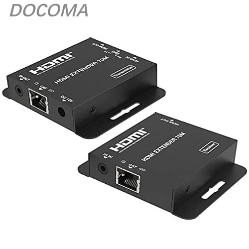 【送料無料】HDMI延長器 (エクステンダー) 最長50m接続 IR(赤外線)機能付き HAM-HIEX4 [相性保証付き]｜ドゥコマ