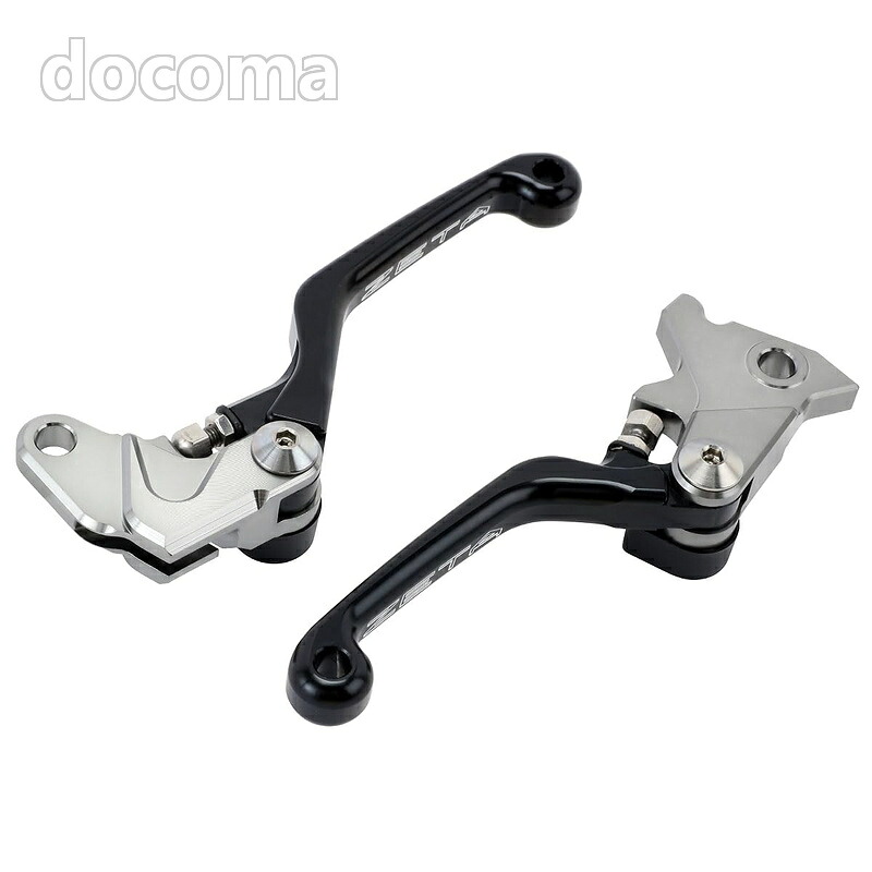 【送料無料】RACING) ピボットレバーセットCP 3フィンガー WR250R/X SEROW TRICKER XT250X DT230LANZA TT250R&hellip;etc ブラック 前方可倒式 レバー位置無段階調整 全面切削加工 カラーアルマイト ダートフリーク Dirtfreak F5066｜ドゥコマ