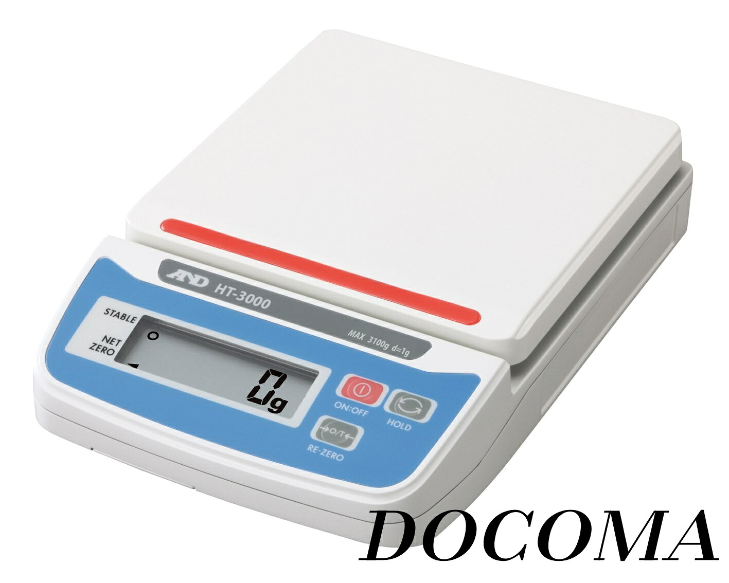 【まとめ買いで最大500円OFFクーポン!】【送料無料】HT-3000 ≪ひょう量:3100g 最小表示:1g 皿寸法:132(W)*130(D)mm 検定無≫