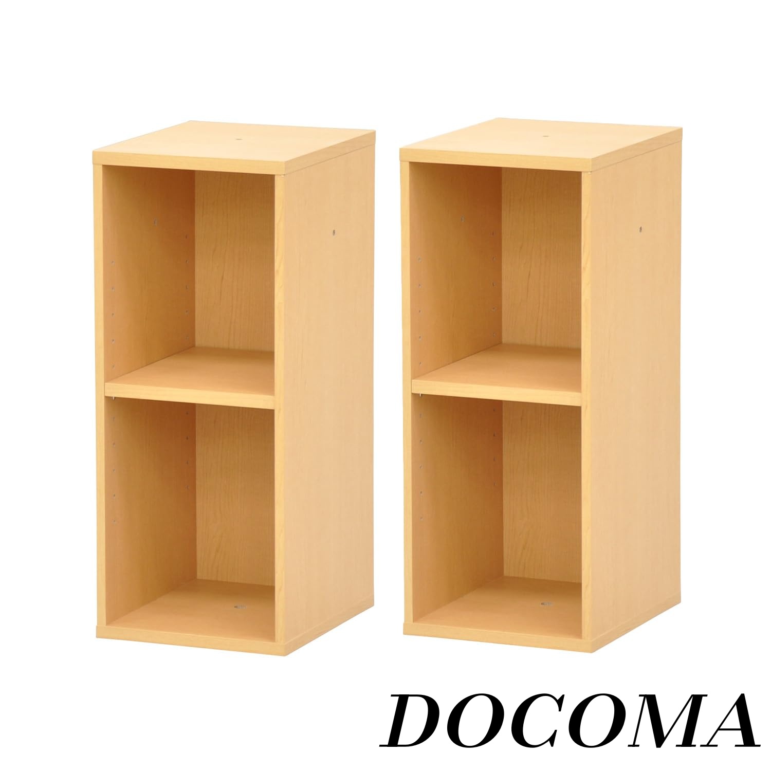 【まとめ買いで最大500円OFFクーポン!】【送料無料】カラーボックス2段 幅25cm 奥行29.4cm 高さ60cm 2個セット ニュープレージ ナチュラル NPG-6025x2pcs NA