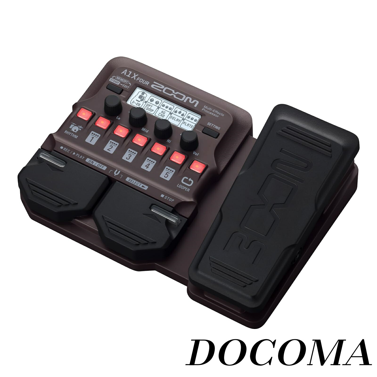 【まとめ買いで最大500円OFFクーポン!】【送料無料】A1X FOUR アコースティック楽器用 マルチエフェクターペダル付き 【国内正規品メーカー保証3年】サックス/バイオリン/ハーモニカ/アコギ 楽器専用マイクアダプター同梱 ライブ 配信 宅録に最適|ドゥコマ