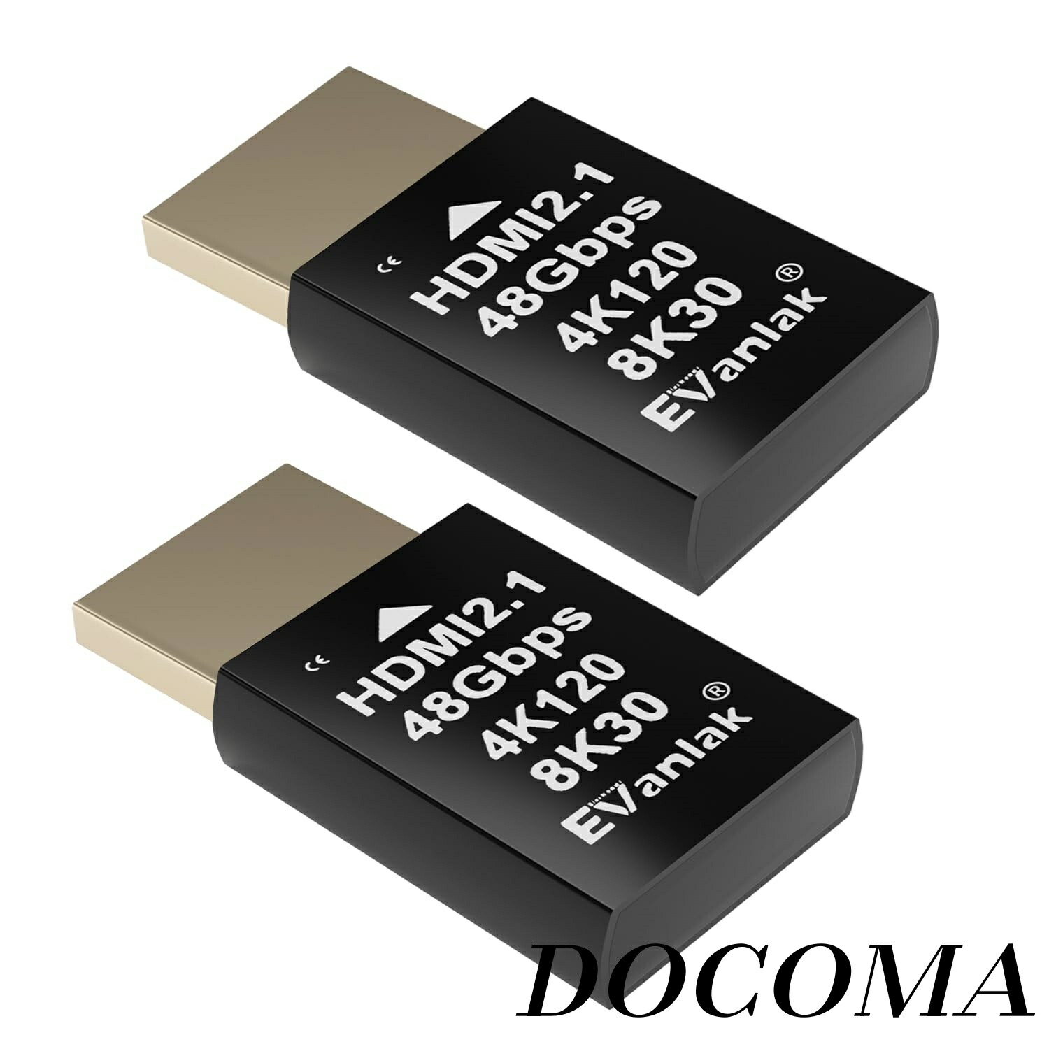 【まとめ買いで最大1000円OFFクーポン!】【送料無料】120Hz HDMI 2.1 ダミープラグ - PC、VRヘッドセット、暗号通貨マイニング用の仮想ディスプレイエミュレーター | 8K @30Hz、ヘッドレスゴーストディスプレイアダプター-2P対応