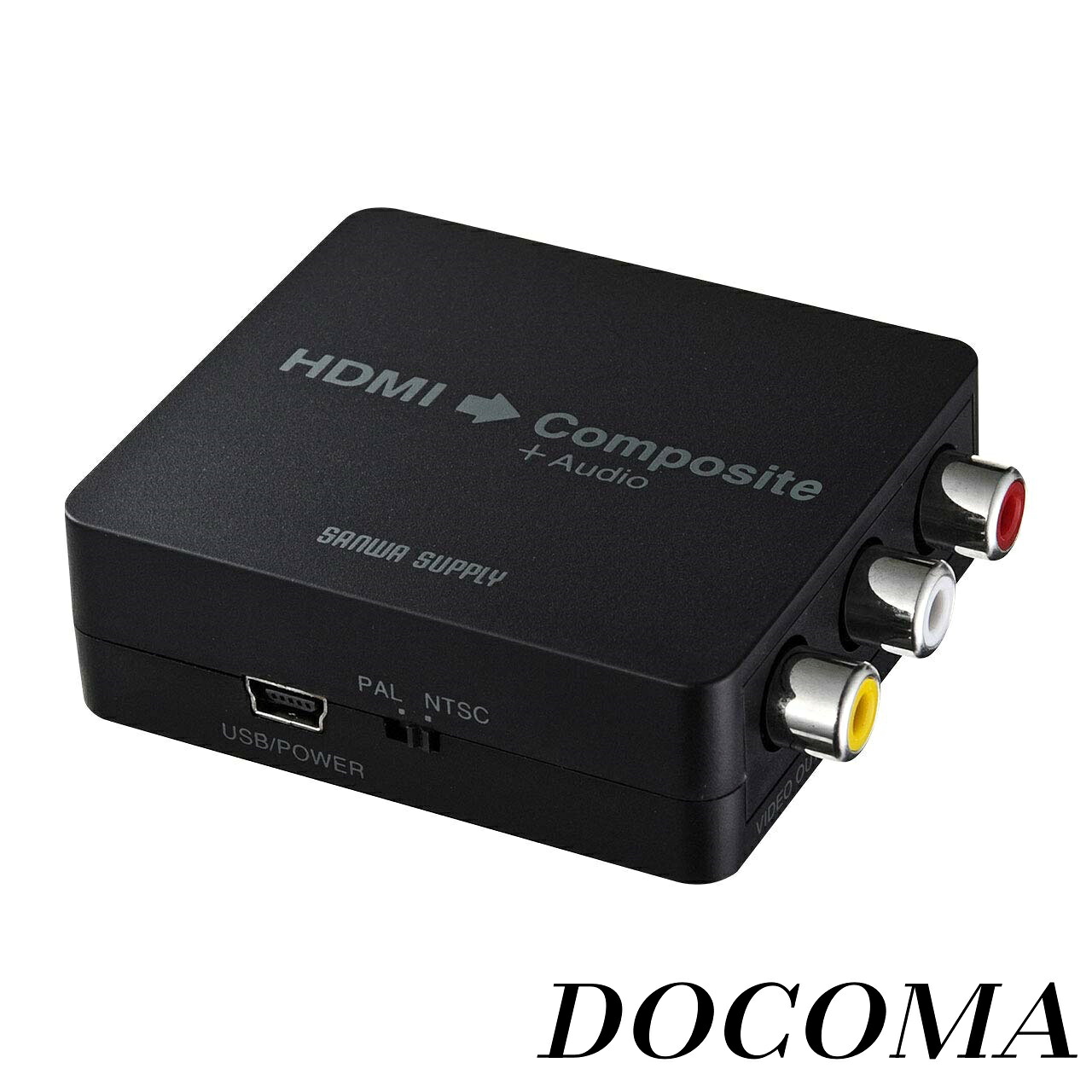 【まとめ買いで最大1000円OFFクーポン!】【送料無料】HDMI信号コンポジット変換コンバーター VGA-CVHD3