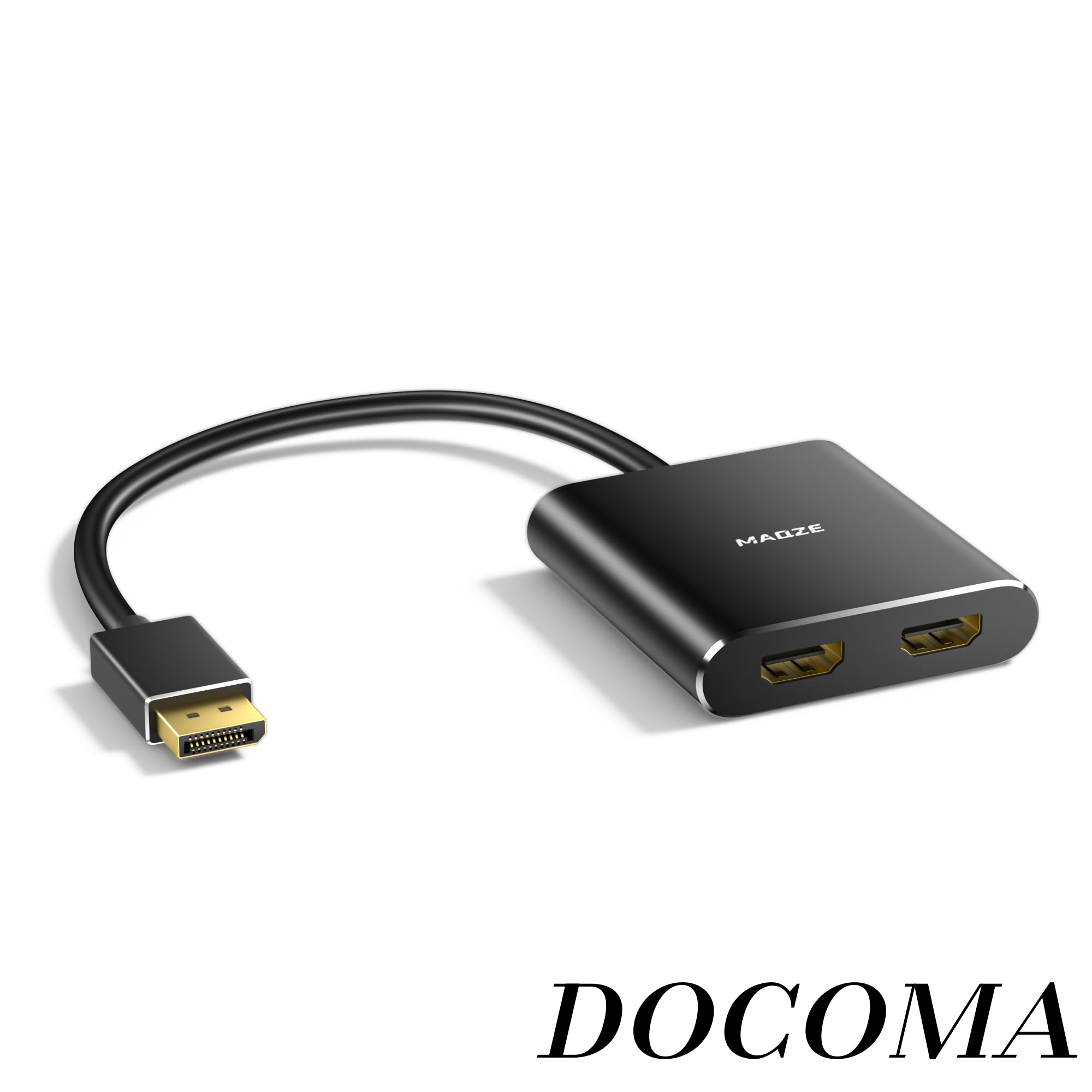 【まとめ買いで最大1000円OFFクーポン!】【送料無料】to HDMI 変換アダプター 2画面出力 DP分配器 デュアルモニター 4K@60Hz/30Hz MST対応 拡張・複製モード USB給電付き DisplayPort1.2 Windows対応 Maqze