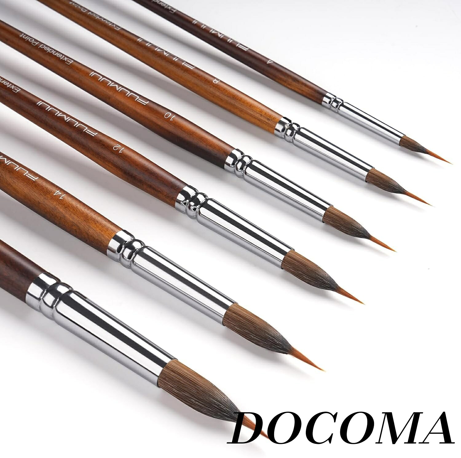 【まとめ買いで最大500円OFFクーポン!】【送料無料】筆、絵筆セット、水彩画、アクリル画、ガッシュ、画材、プロフェッショナル・シリーズ、多用途、プロのアーティストから初心者まで、学校、アートコース、野外スケッチ、塗り絵、細筆、FCS認証のバーチ材を使用