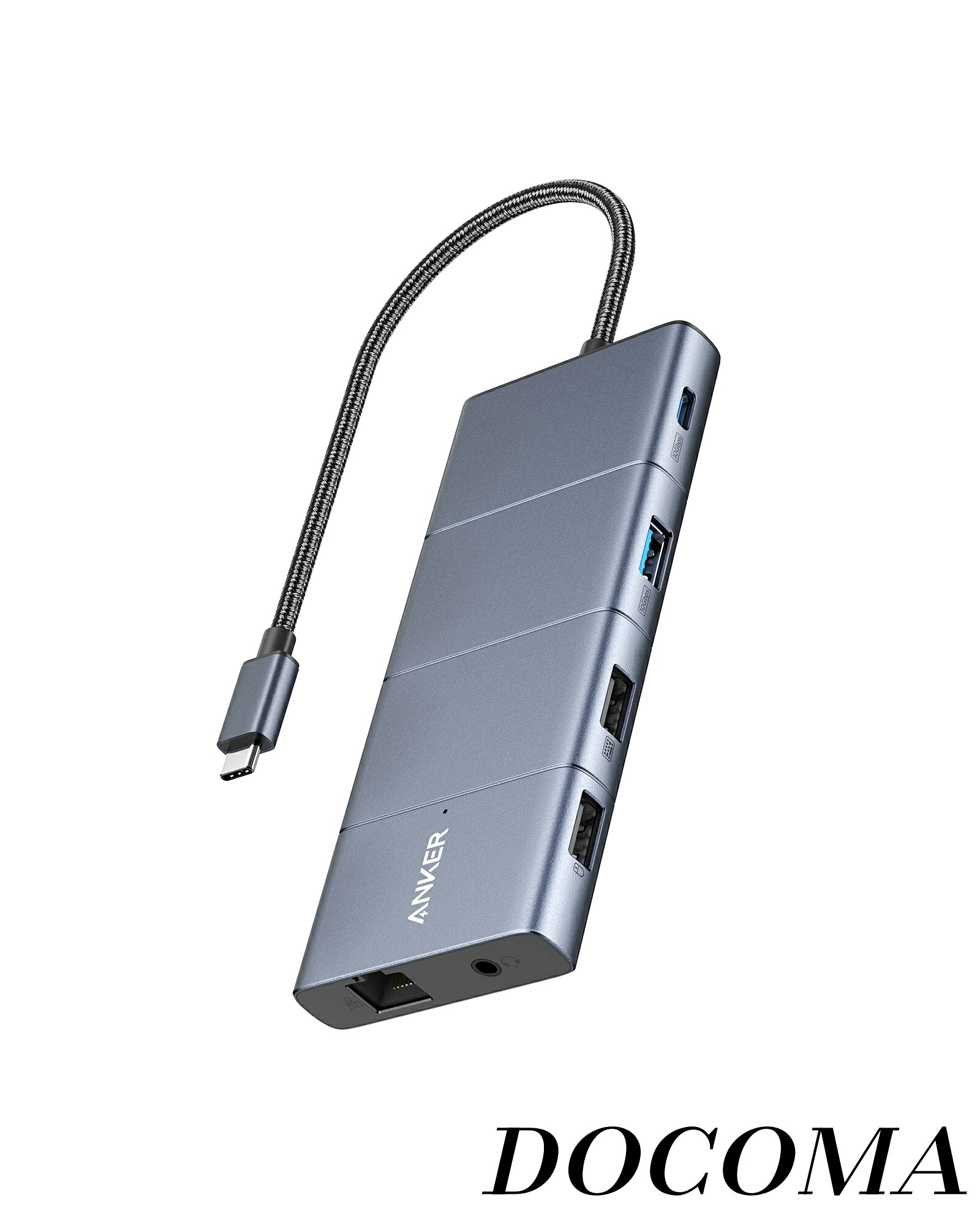 【まとめ買いで最大500円OFFクーポン!】【送料無料】USB-C ハブ (11-in-1) 10Gbps 高速データ転送 4K HDMIポート DisplayPort 100W USB PD対応 USB 3.2 Gen 2 USB-Cポート USB-Aポート イーサネットポート 搭載 Anker 565 USB-C Hub (11-in-1) B2C｜ドゥコマ