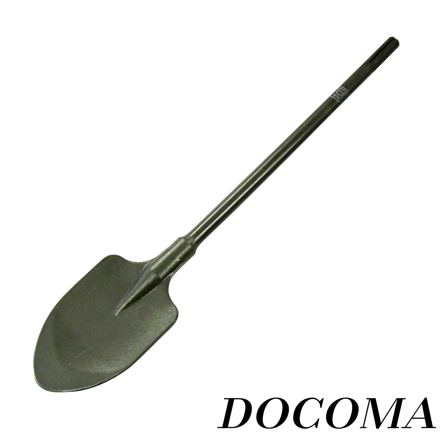 【まとめ買いで最大500円OFFクーポン!】【送料無料】スコップ SDS-max Φ18×600mm 巾105mm ロングタイプで深い穴掘りに便利