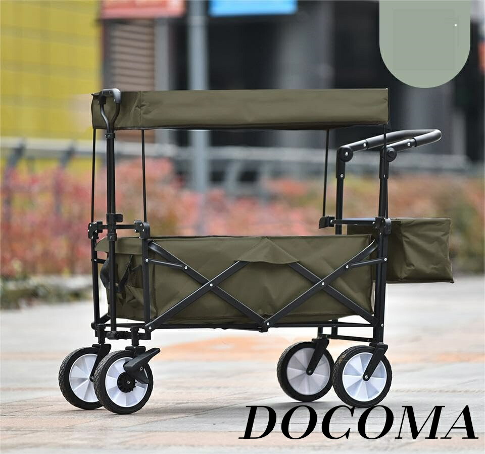 【まとめ買いで最大500円OFFクーポン!】【送料無料】屋根付き 長物対応 折りたたみ 耐荷重100kg 軽量 頑丈 持ち運び便利 キャリーカート 台車 アウトドア キャンプ用品 買い物 9,545円