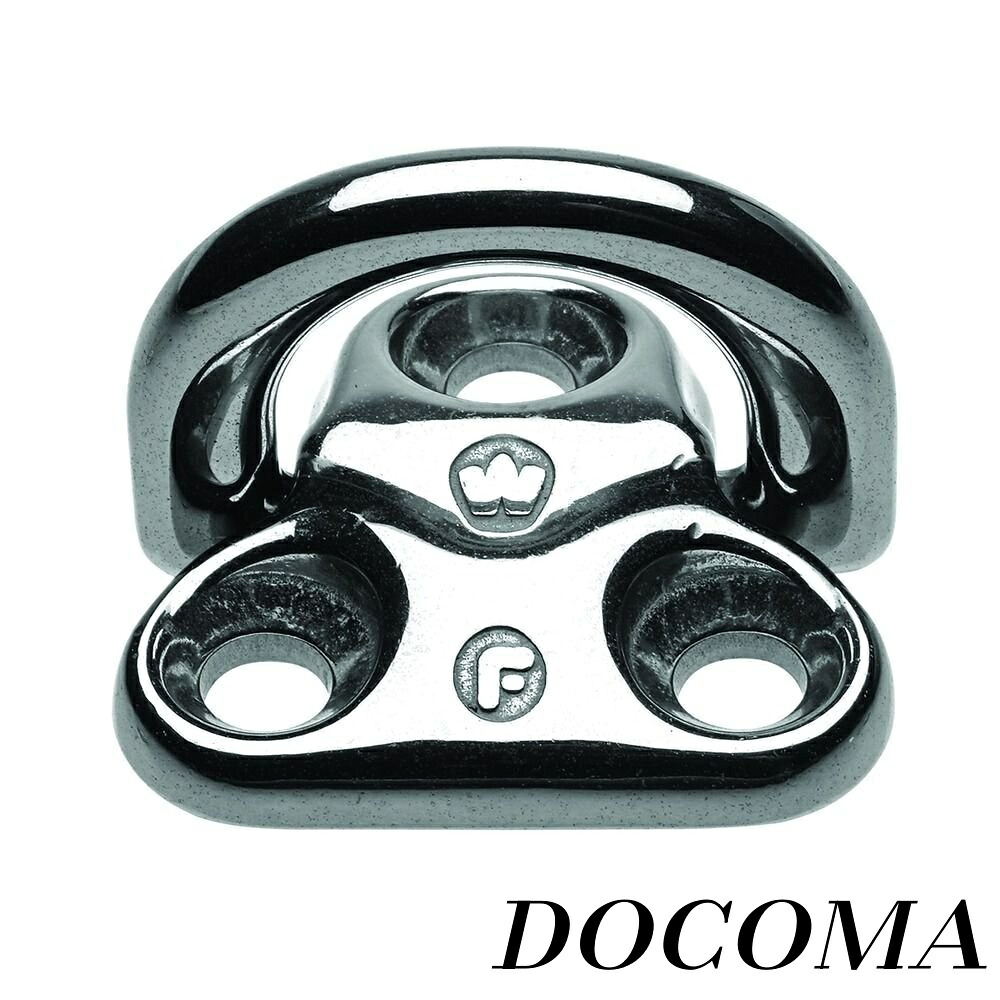 【まとめ買いで最大500円OFFクーポン!】【送料無料】フォールディングパッドアイ 穴径8mm 3穴 6605