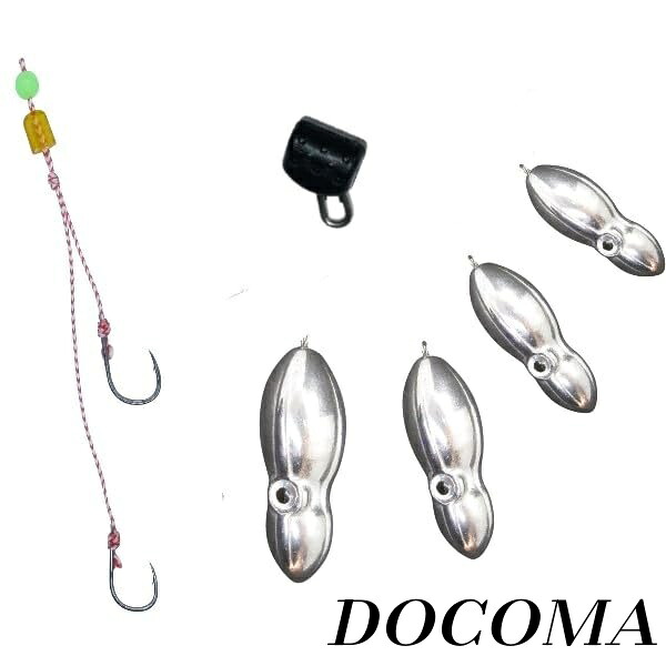 【まとめ買いで最大500円OFFクーポン!】【送料無料】ピーナッツStyle 専用フック 号数違い2段差+専用スライドパーツ + 商品名 爆速TG 80g 3個 鯛ラバ