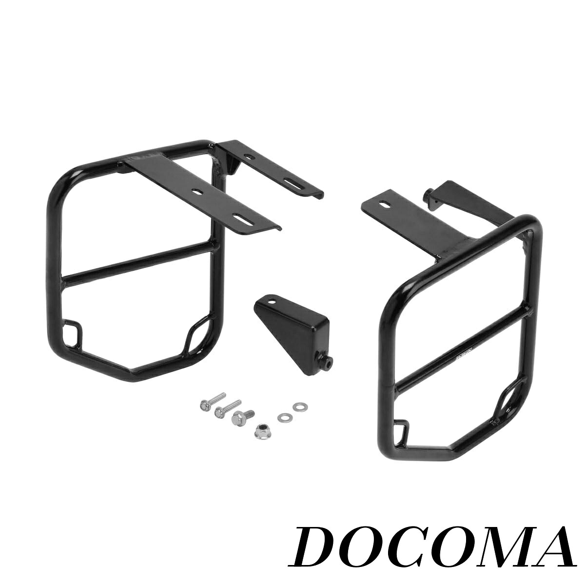 【まとめ買いで最大500円OFFクーポン!】【送料無料】クロスカブ 50/110(JA45/JA60) '18-24 スーパーカブ50/110(JA44/JA59) '18-24 サイドバッグサポート アップマフラー/ダウンマフラー対応 サイドバック取付け タイヤ巻き込み防止 D6574