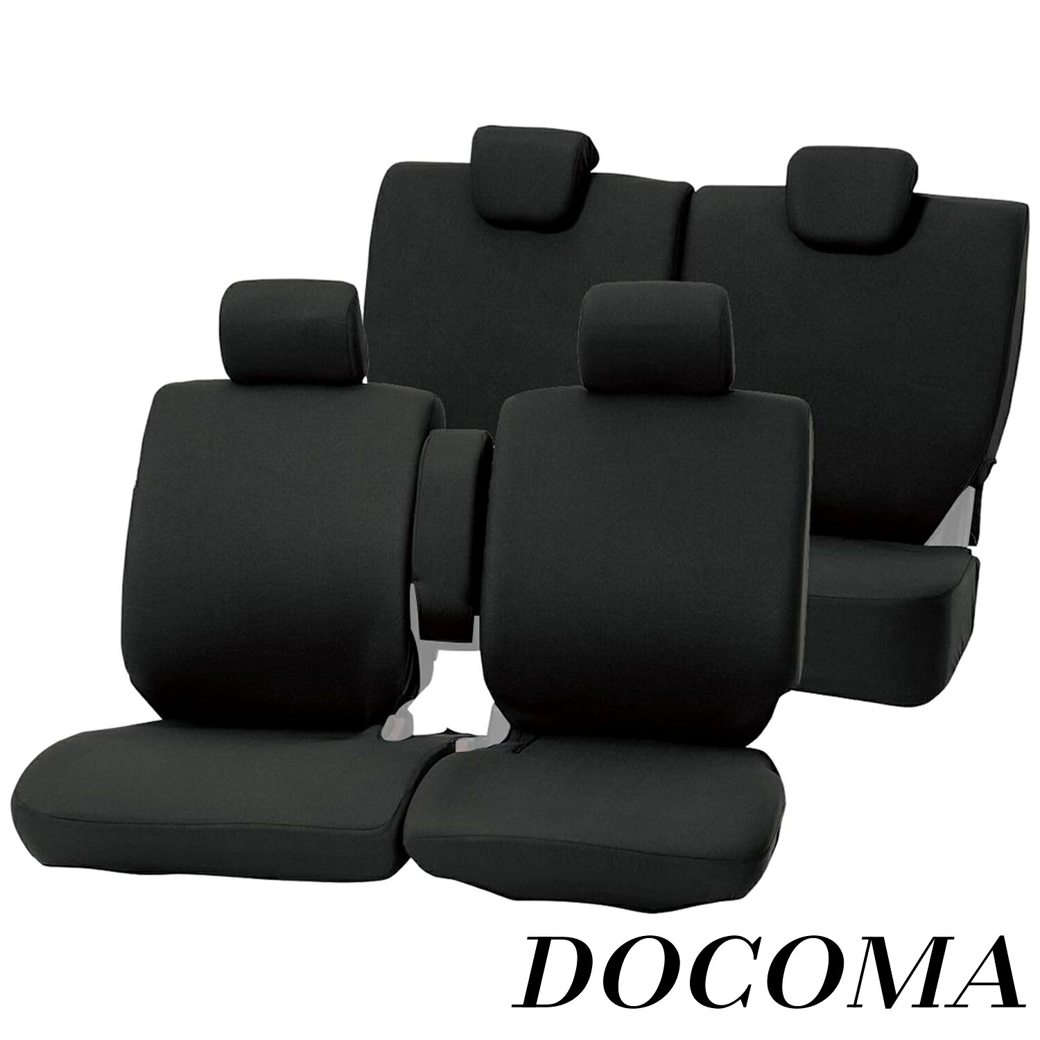 【まとめ買いで最大500円OFFクーポン!】【送料無料】シートカバー カラードカバー 軽自動車 ワゴンフリー ケイベンチフルセット ブラック 4055-62BK