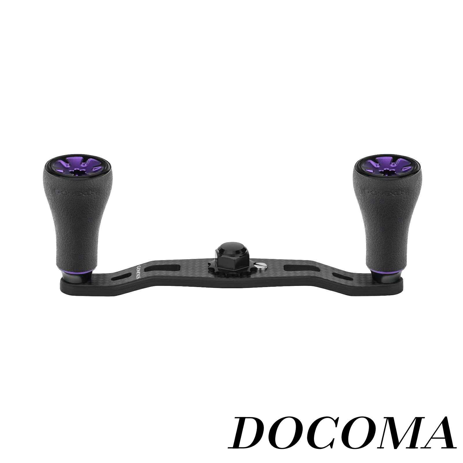 【まとめ買いで最大500円OFFクーポン!】【送料無料】ハンドル FH-F30 98mm バス釣り ダイワ シマノ ベイトリール 対応 ハンドルノブ パワーハンドル カーボン製 ノブ付き 交換 ブラック (シマノ＆ダイワ汎用 オールブラック)