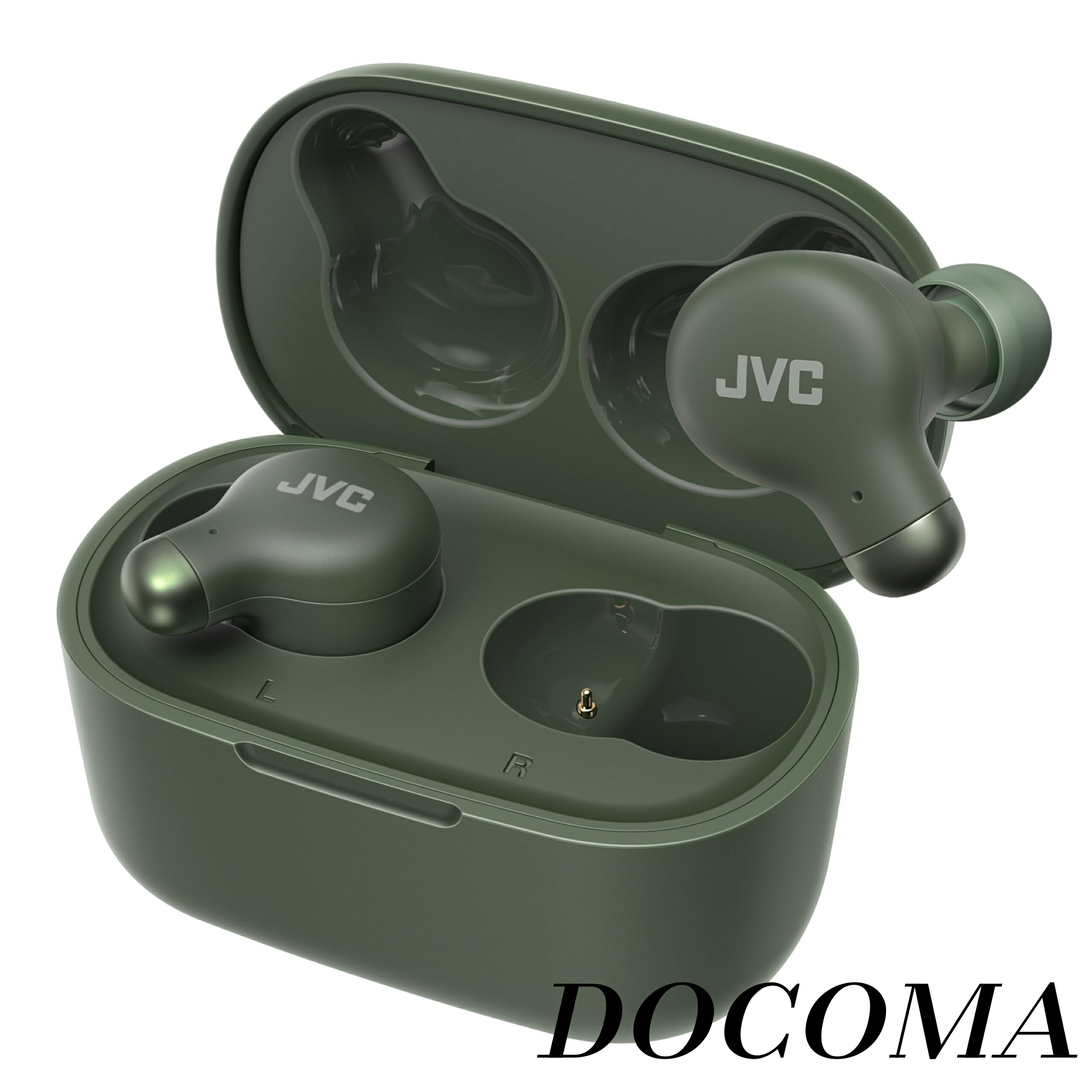 【まとめ買いで最大500円OFFクーポン!】【送料無料】JVC HA-Z251T-G ワイヤレスイヤホン Bluetooth Ver5.3 ノイズキャンセリング 外音取込み機能 マイク付き 最大28時間再生 小型 軽量 防滴 IPX4 低遅延モード テレワーク グリーン