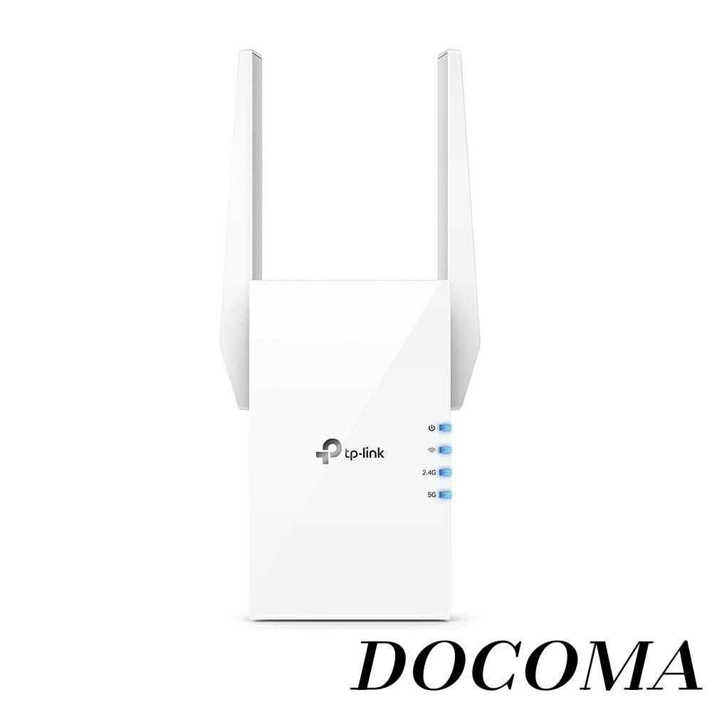 【まとめ買いで最大500円OFFクーポン!】【送料無料】WIFI 中継器 WiFi6 無線LAN 1201Mbps (5GHz) + 574Mbps (2.4GHz) 11ax APモード ギガ有線LANポート RE605X/A