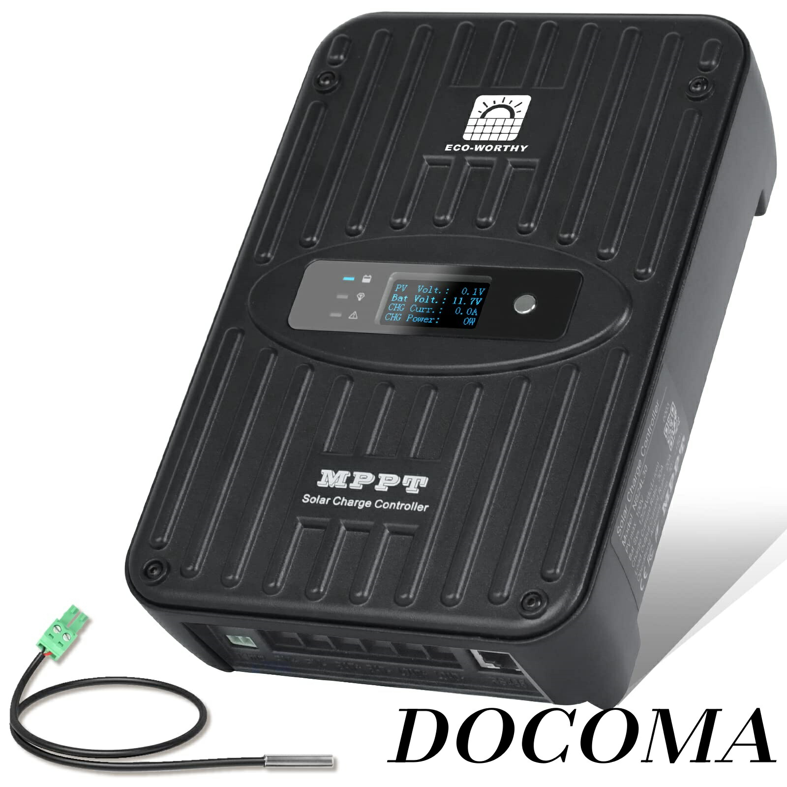 【まとめ買いで最大500円OFFクーポン!】【送料無料】40A MPPT チャージコントローラー 12V/24V OLED液晶画面付き 99.9％の追跡効率 4段階安全充電 ソーラーパネル 災害対策