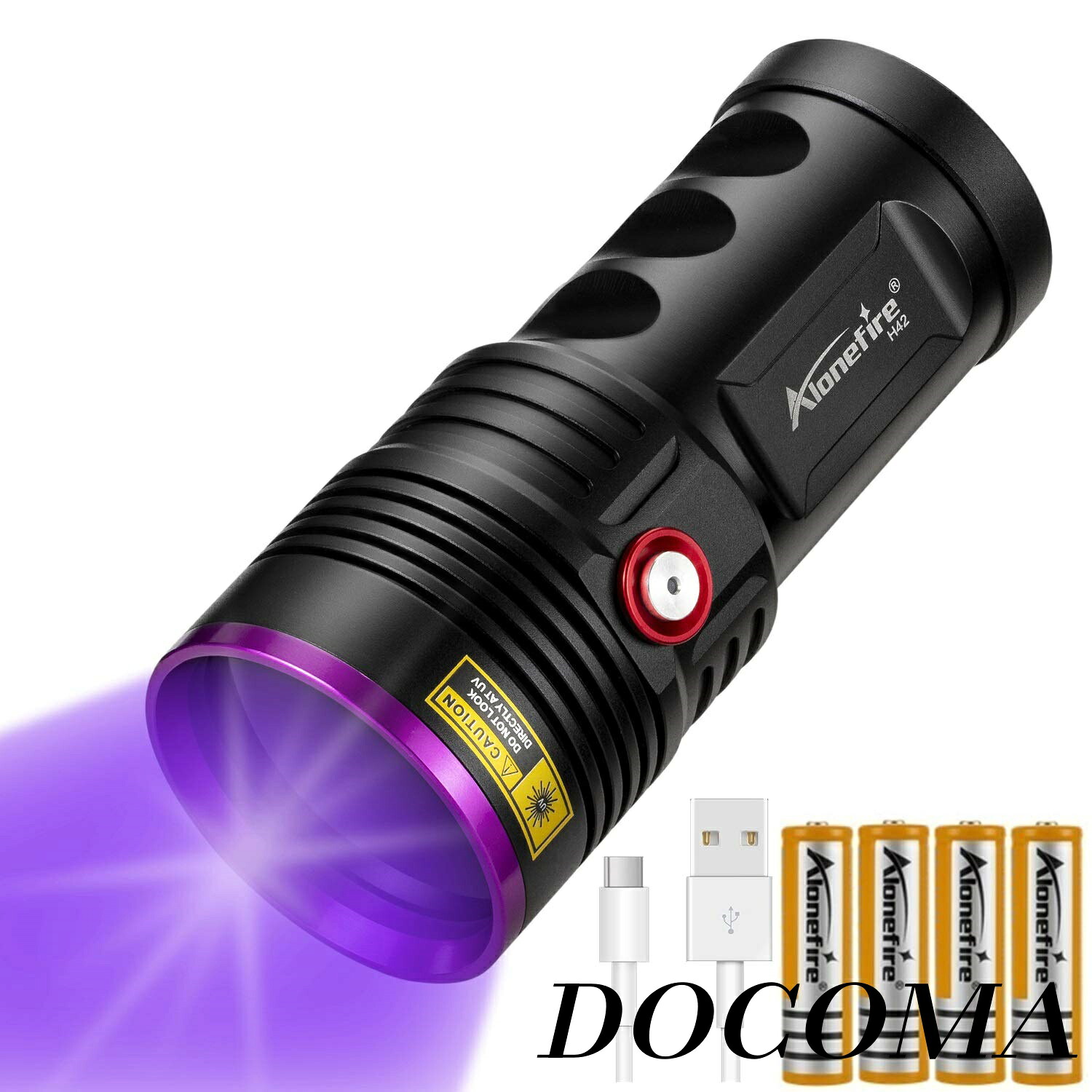 【まとめ買いで最大限度500円OFF引き換え証!】【貨物輸送無料】H42UV 36W 紫外線 黒いこと点火装置 豪然たる UV LED 点火装置 波長365航空マイル C型USB申し受ける式 アニサキスライト 白木灯精神測定検査 愛玩動物尿さがし当てる器 スコーピオン 価値付ける 真贋 レジン用 固くなる、猫真菌、釣り、砿物 用 4個 リチウム蓄電池 紫外線保護すること