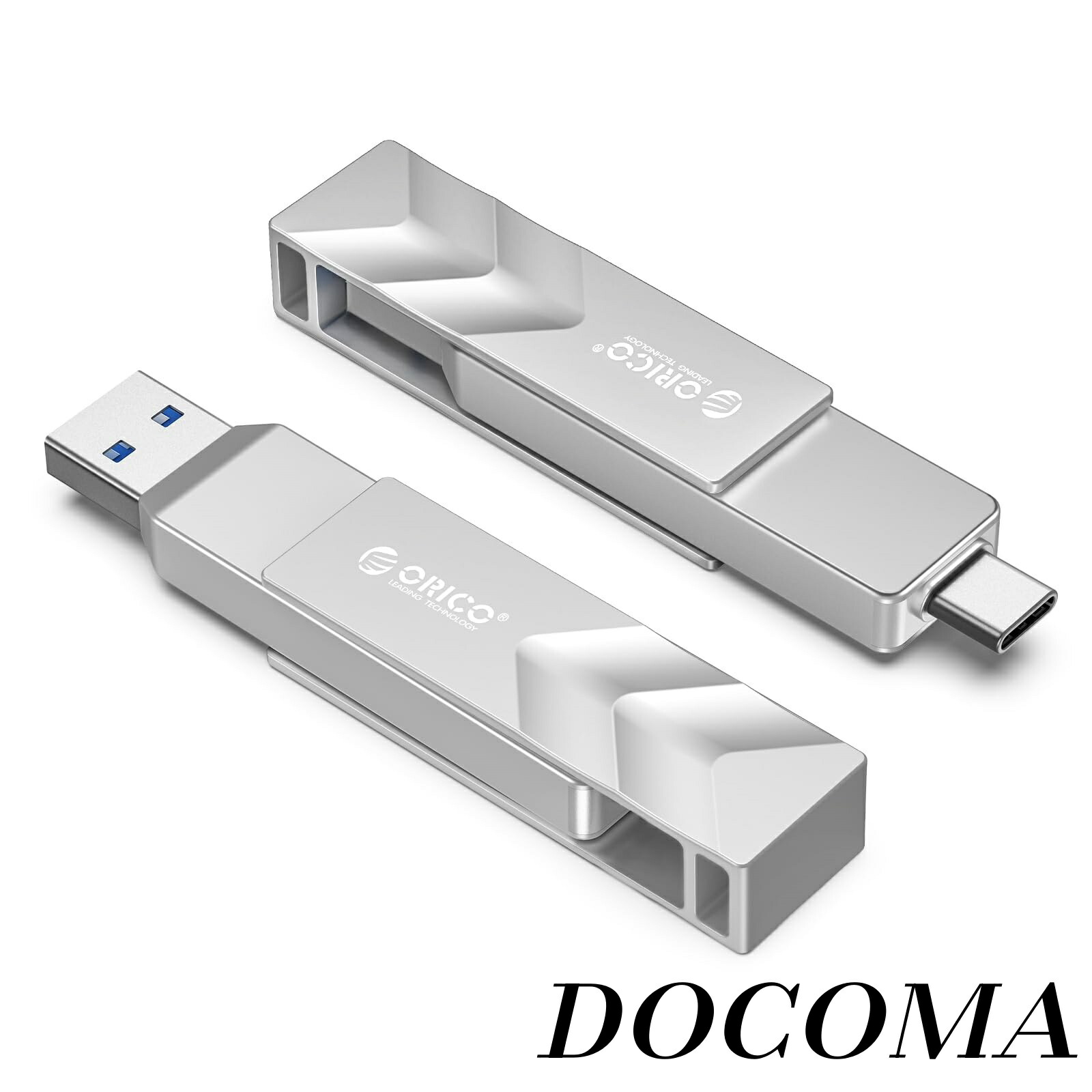 【まとめ買いで最大500円OFFクーポン!】【送料無料】外付け SSD 500GB USB3.2Gen2 読出最大1000MB/秒 USB Type-C & USB Type-A デュアルドライブ ポータブル SSD - G202