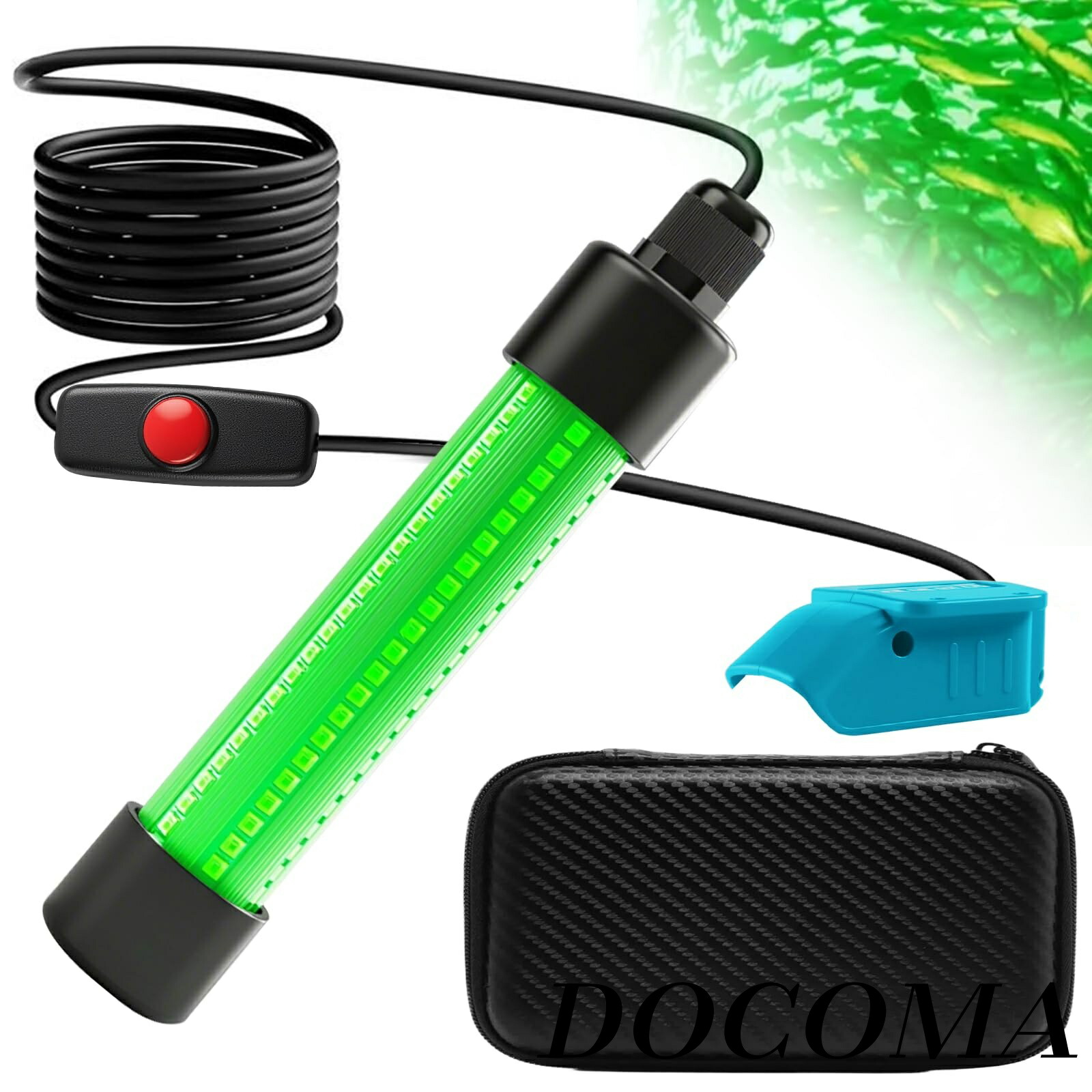 【まとめ買いで最大500円OFFクーポン!】【送料無料】13W マキタ18Vバッテリー対応 360°全方向照明 1300ルーメン 超高輝度 IP68防水 LED126灯 夜釣りライト 淡水・海水・湖・池用 携帯便利 EVA収納ケース付き【本体のみ・バッテリーと充電器別売】