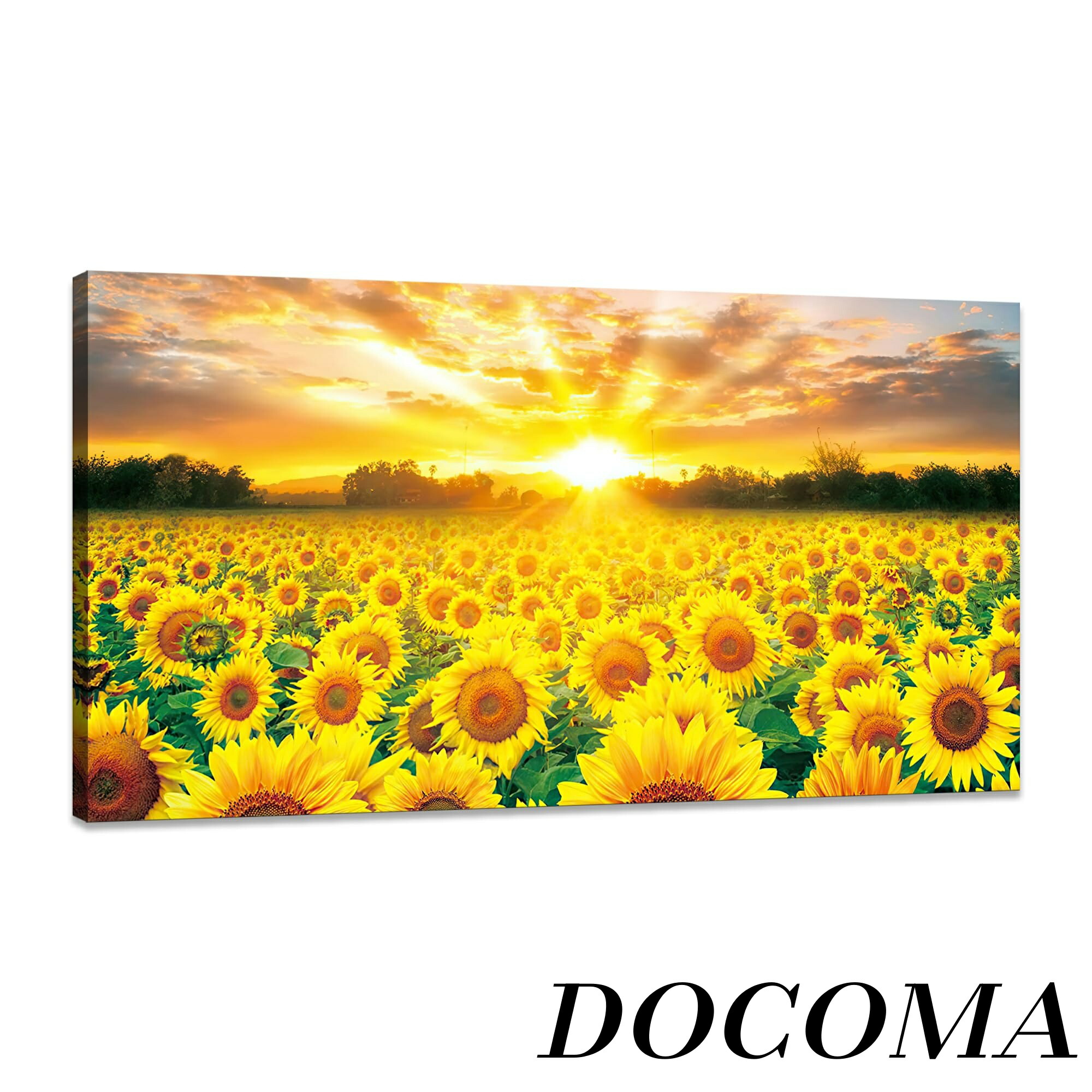 【まとめ買いで最大500円OFFクーポン!】【送料無料】アートパネル 絵画 インテリア 向日葵 ポスター 風景画 ウォールパネル 壁掛け装飾品 壁画 飲食店 開店祝い 風水 金運 絵 (40x80cm)