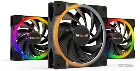 【送料無料】静音ケースファン 120mm PWM 2500rpm 3個パック ARGB LED ブラック 高性能冷却 静音設計 長寿命 3年保証｜ドゥコマ 9,935円