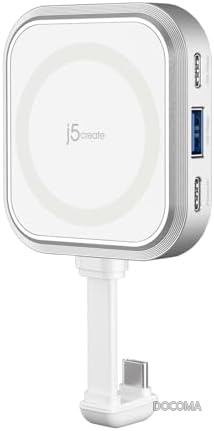 【送料無料】iPhone USB-C マルチハブ PD60W充電 SDスロット ProRes録画対応 両面マグネット 6.1/6.7インチ 変換アダプター|ドゥコマ