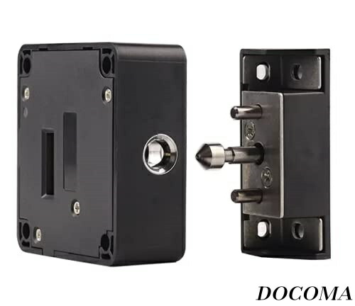 【まとめ買いで最大500円OFFクーポン!】【送料無料】引き出し 開き戸用 電子ロック ICカードキー スマートキー 引き出しロック 引き出しやキャビネットに簡単に鍵を後付けできる (スモール 黒)