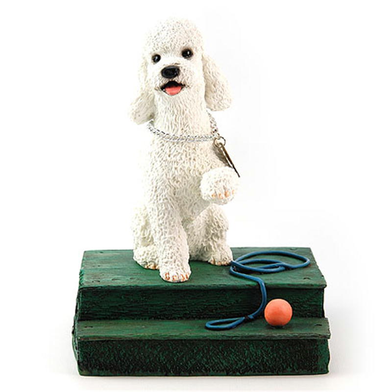 在庫限り　My Dogフィギュア　【プードル・ホワイト】 輸入雑貨　犬雑貨　犬グッズ