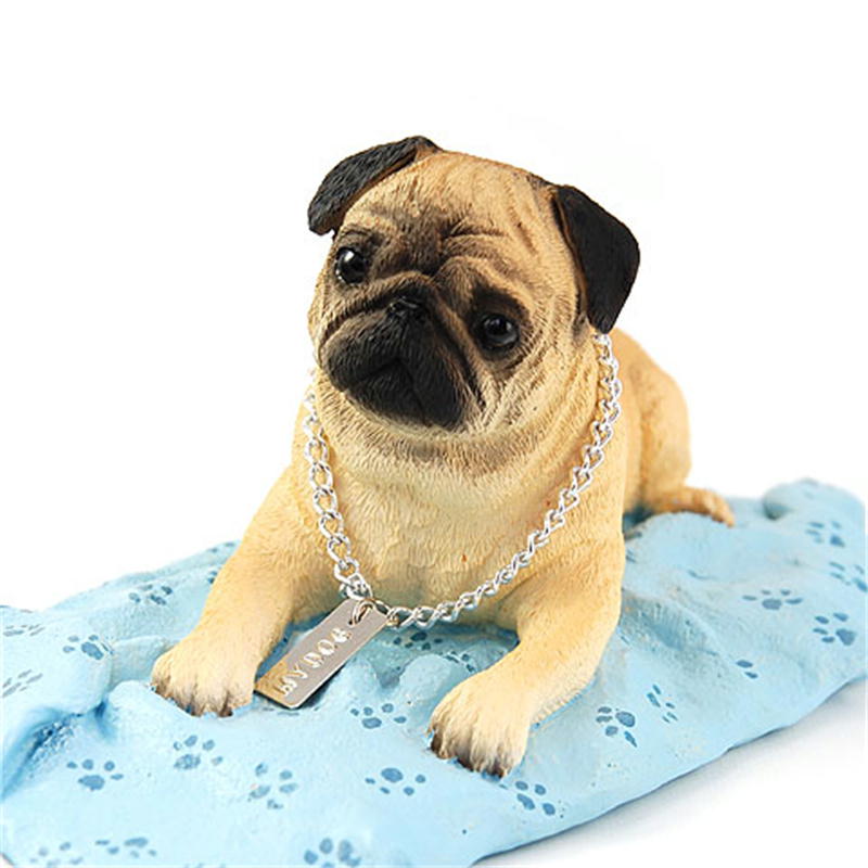 在庫限り　My Dogフィギュア　【パグ】 輸入雑貨　犬雑貨　犬グッズ