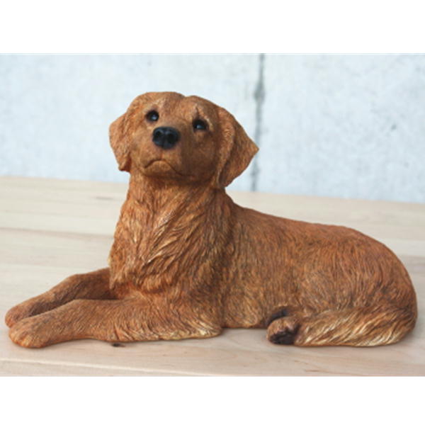 在庫限り　フィギュア　ドッグ　【ゴールデンレトリーバー/伏せ】 輸入雑貨　犬雑貨　犬グッズ