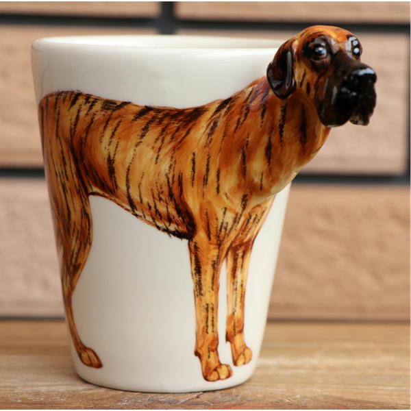 在庫限り　ドッグCOLLECTIBULE　セラミックマグ【グレート・デーン Tiger】 犬グッズ・犬雑貨