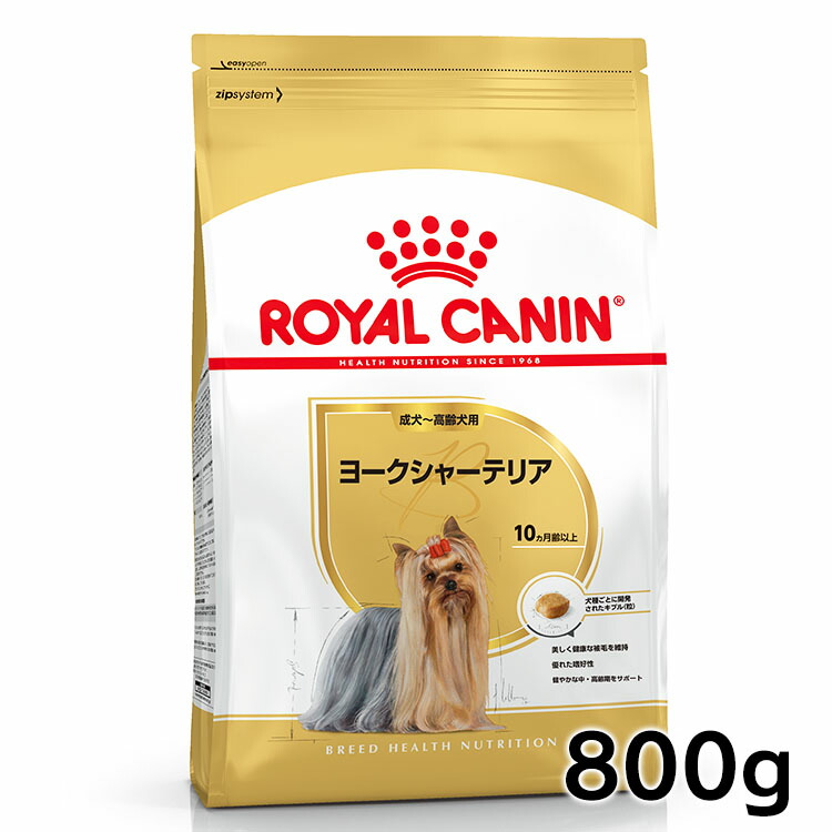 楽天市場 ロイヤルカナン ヨークシャーテリア 成犬 高齢犬用 800g正規品 Bhn 犬 ドッグ 小型犬 フード ドライ アダルト シニア 老犬 老齢 Pet館 ペット館 楽天 D Rcdb22 割 Pet館 ペット館