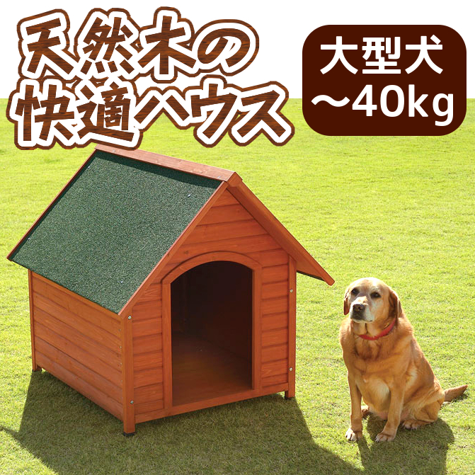 500円offクーポン対象 犬小屋 キャットタワー 屋外 大型犬 リッチェル 木製犬舎 940送料無料 犬 ドッグ 犬小屋 ドッグ 木製 ハウス 犬小屋 屋外 野外 庭 Pet館 ペット館 楽天 D Pet館 ペット館 天然木の快適屋外用ハウス