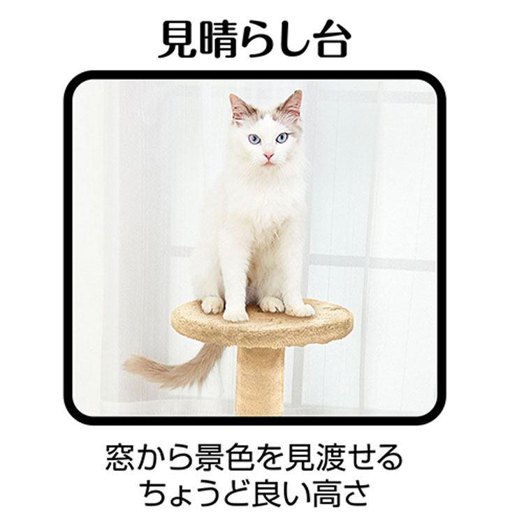 アドメイト 猫用おもちゃ ねこまど ネコ 送料無料 3段 ヴィラフォート