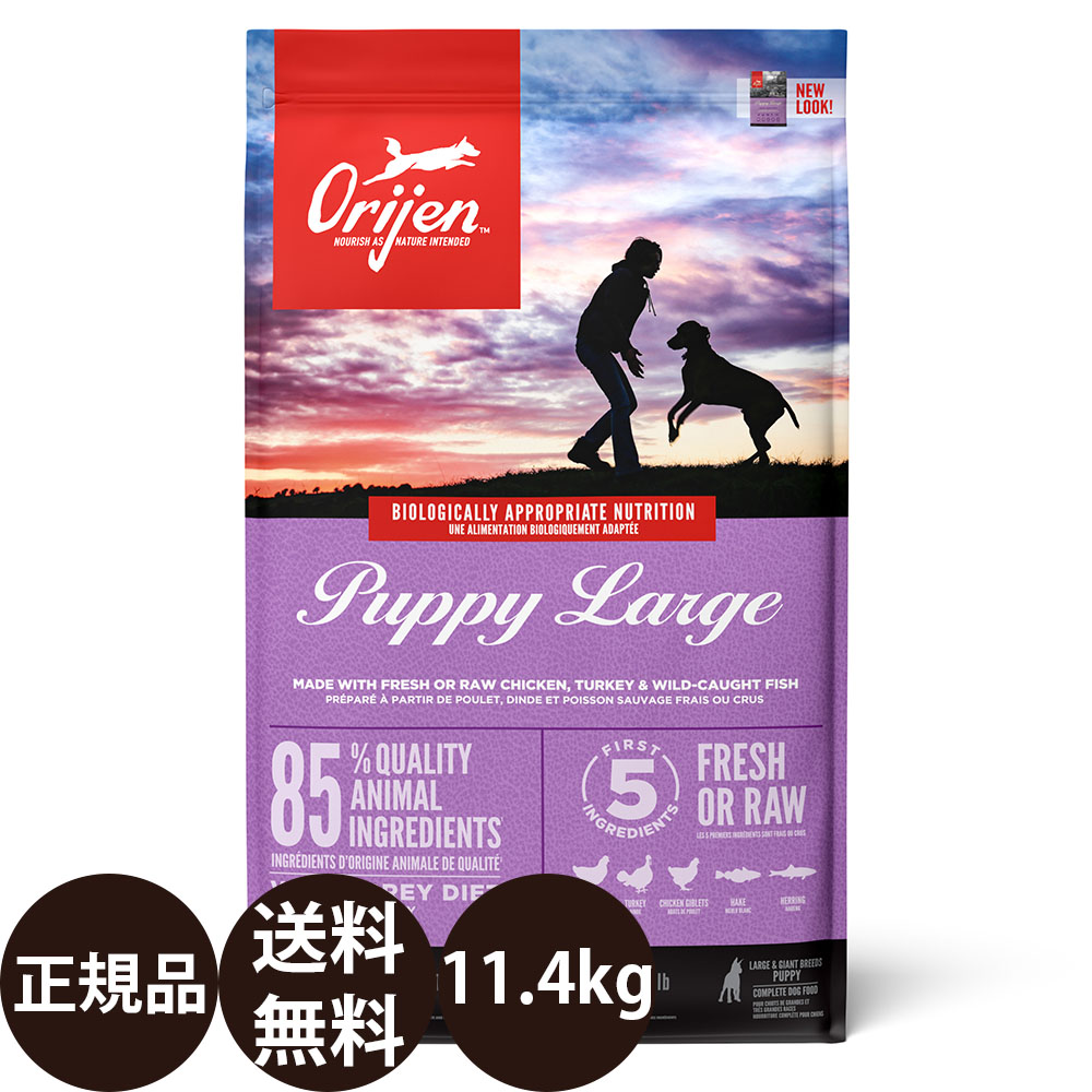 [ 置き目品 貨物輸送無料 ] オリジンパピーラージ 11.4kg [ トランペッツ 犬 ドッグフード 組み入れる栄養物食 犬ころ 中型犬 大型犬 ]