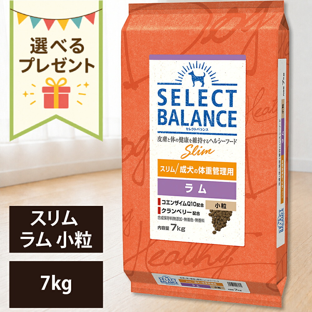 [ 正規品 送料無料 ] セレクトバランス スリム ラム 小粒 7kg [ 犬 成犬 体重管理 ラム ドッグフード 小粒 低脂肪 低カロリー 総合栄養食 大容量 ]｜豊富な品揃えペット用品店ぺネット