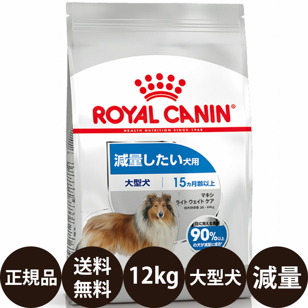 【面白がる締め切り日:2027/1/19】[ 定め事品 貨物輸送無料 ] ロイヤル聖地 マキシライトウェイトケア 12kg [ ROYAL CANIN ロイヤルかなん CCN ケーナイン 世話をする ニュートリション 犬 犬用 大型犬 MAXI 痩せこけるしたい犬用 15ヵ月齢以上 ]